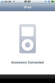 Accessory connected