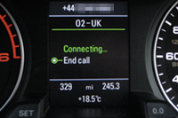 Audi telephone connection (Driver Display)