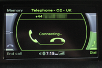 Audi telephone connection (MMI)
