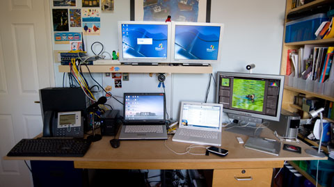 My desk, in my home office