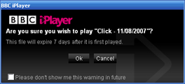 BBC iPlayer - expiry