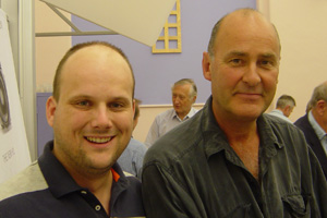 Mark Wilson and Charlie Waite in 2003
