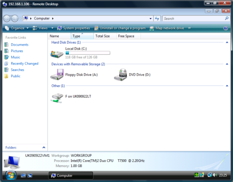Accessing local resources via RDP - as seen on the remote machine