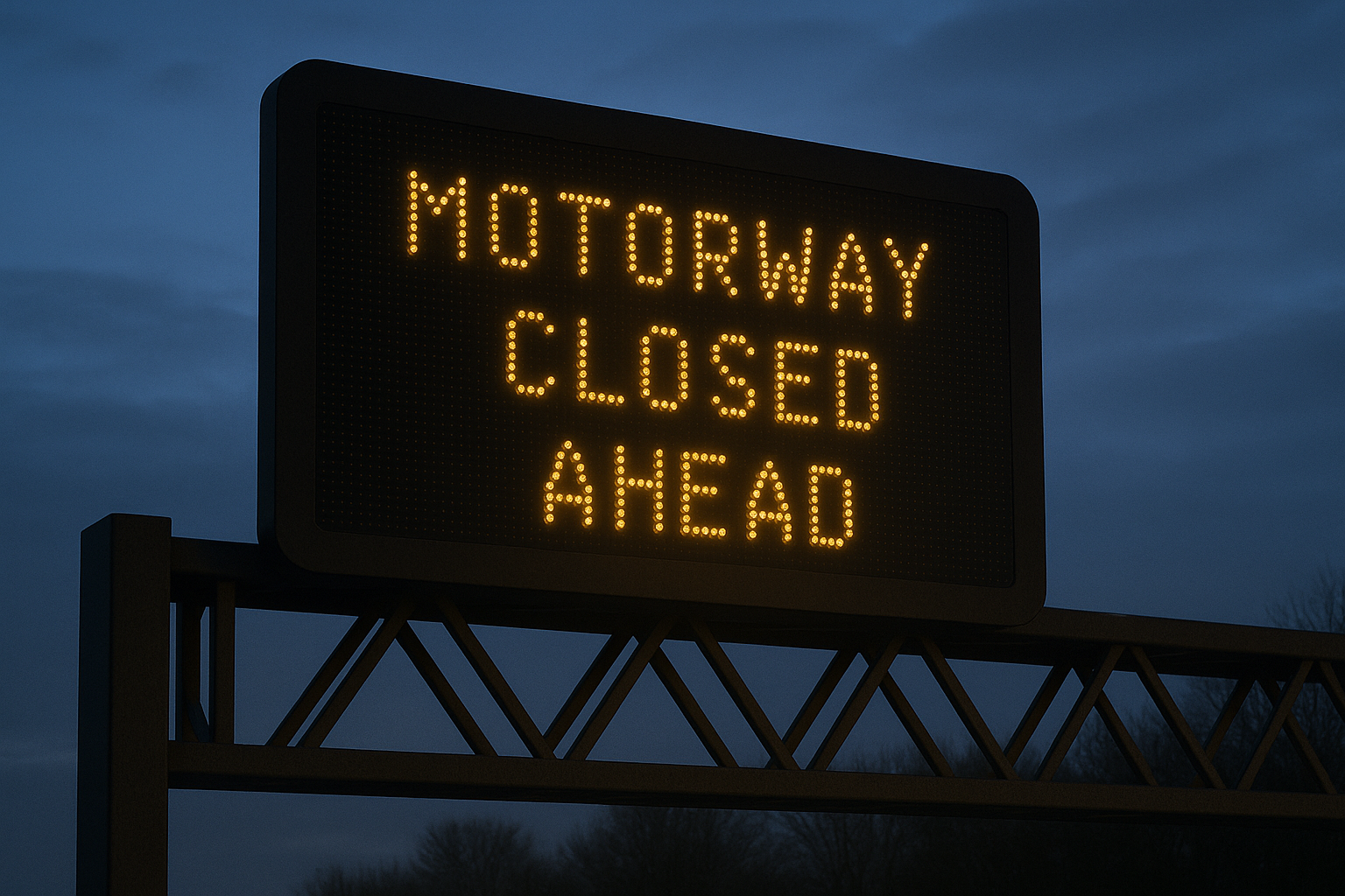 Delayed by the signs that are supposed to keep us moving