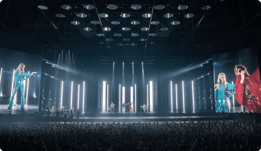 ABBA Voyage: view from the dance floor
