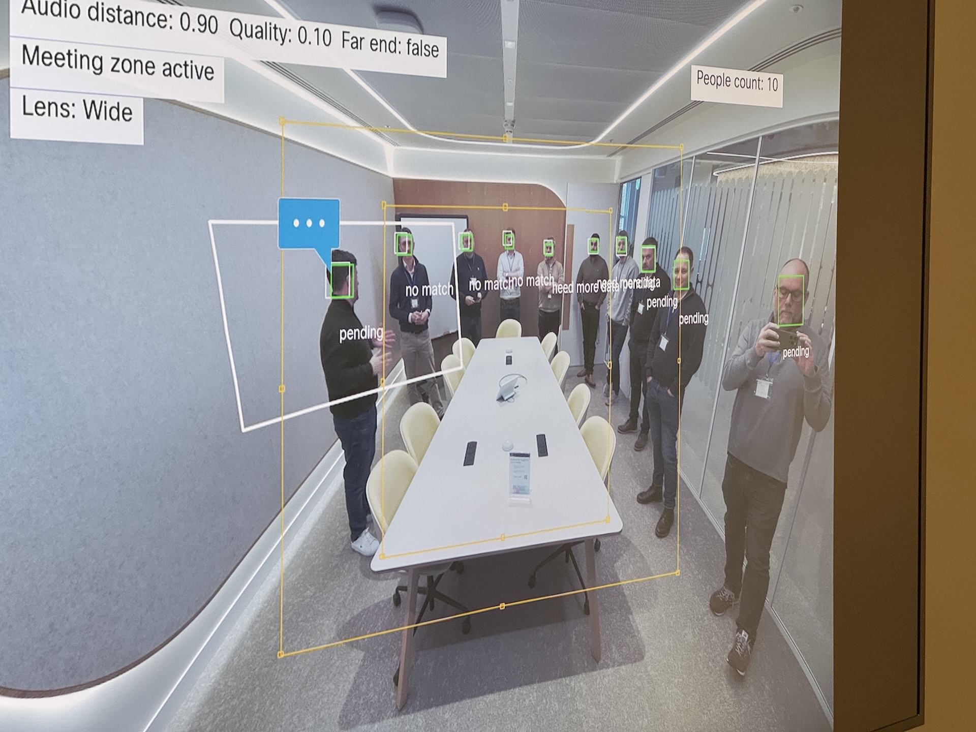Cisco Workspace London meeting sensors