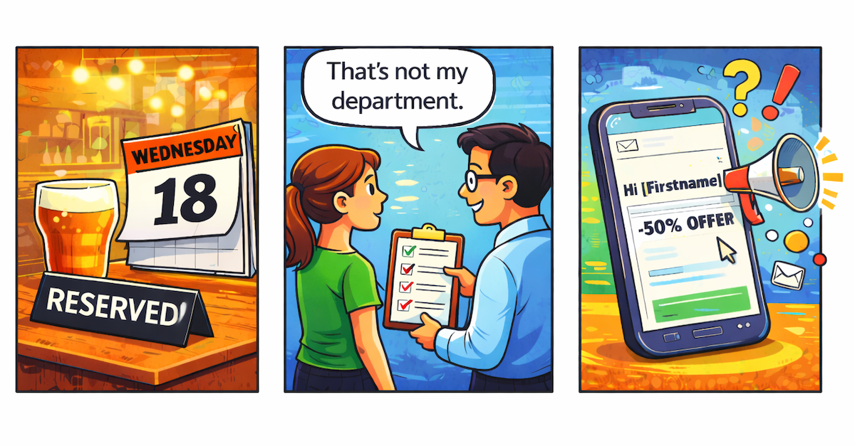 Three small experiences that say a lot about customer experience