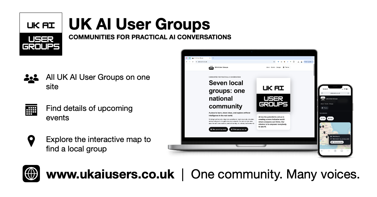 From Bletchley to a nationwide AI community — and a vibe-coded website
